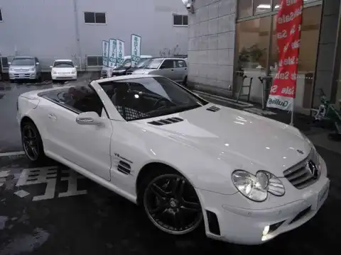 カタログ画像：ＳＬ （SL） ＳＬ５５ ＡＭＧ 2005年8月 DBA-230474 5500cc アラバスターホワイト（Ｓ） 燃費6.6km / l 外装