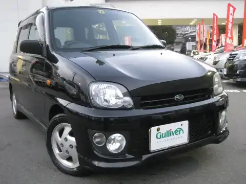 カタログ画像：プレオ （PLEO） ＬＳリミテッド 2002年5月 TA-RA2 660cc ピュアブラック・マイカ 燃費18.0km / l メイン（その他）