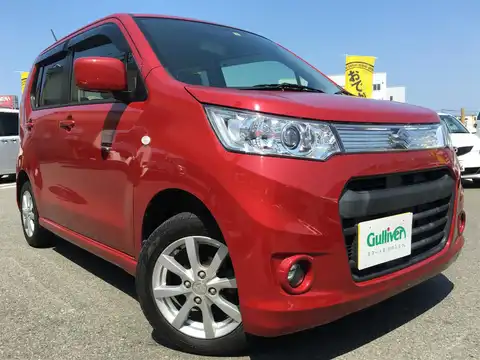 カタログ画像：ワゴンＲスティングレー （WAGON R STINGRAY） Ｘ ＣＤプレーヤー装着車 2012年9月 DBA-MH34S 660cc フェニックスレッドパール 燃費27.8km / l メイン（その他）