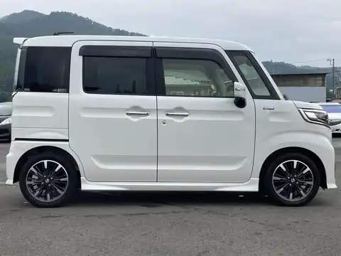 カタログ画像：スペーシアカスタム （SPACIA CUSTOM） ハイブリッドＸＳ 2019年10月 DAA-MK53S 660cc ピュアホワイトパールorピュアホワイトパール ブラック2トーンルーフ 燃費26.4km / l 外装