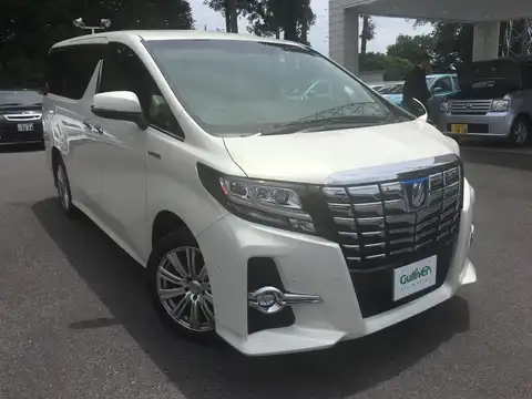 カタログ画像：アルファードハイブリッド （ALPHARD HYBRID） ハイブリッドＳＲ Ｃパッケージ 2015年1月 DAA-AYH30W 2500cc ラグジュアリーホワイトパールクリスタルシャインガラスフレークorホワイトパールクリスタルシャイン 燃費18.4km / l メイン（その他）