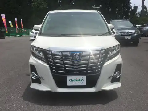 カタログ画像：アルファードハイブリッド （ALPHARD HYBRID） ハイブリッドＳＲ Ｃパッケージ 2015年1月 DAA-AYH30W 2500cc ラグジュアリーホワイトパールクリスタルシャインガラスフレークorホワイトパールクリスタルシャイン 燃費18.4km / l フロント