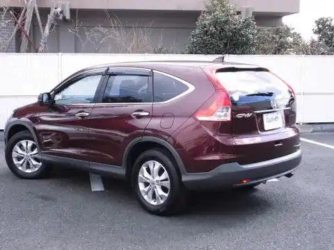 カタログ画像：ＣＲ－Ｖ （CR-V） ２０Ｇ 2012年10月 DBA-RM1 2000cc クリムゾン・パール 燃費14.4km / l バック