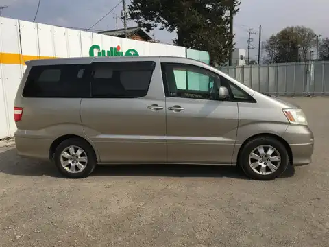 カタログ画像：アルファードＧ （ALPHARD G） ＭＸ Ｌエディション 2004年4月 TA-MNH10W 3000cc ゴールドメタリック 燃費8.9km / l 外装