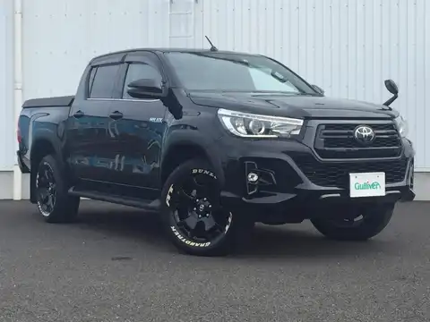 カタログ画像：ハイラックス （HILUX） Ｚ ブラックラリーエディション 2019年10月 QDF-GUN125 2400cc アティチュードブラックマイカ 燃費11.8km / l メイン