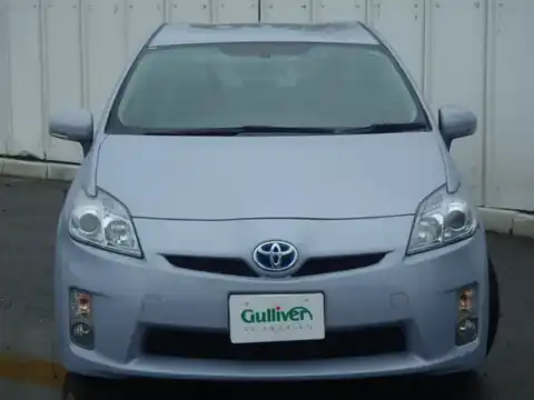 カタログ画像：プリウス （PRIUS） Ｇ 2009年5月 DAA-ZVW30 1800cc シルバーメタリックorアイスバーグシルバーマイカメタリック 燃費30.4km / l フロント