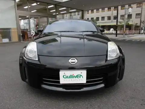 カタログ画像：フェアレディＺ （FAIRLADY Z） バージョンＳＴ 2005年9月 CBA-Z33 3500cc ダイヤモンドブラック（Ｐ） 燃費9.5km / l フロント