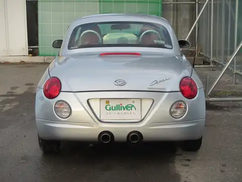 カタログ画像：コペン （COPEN） アクティブトップ 2008年12月 ABA-L880K 660cc ＤＣ・ブライトシルバーメタリック 燃費18.0km / l バック