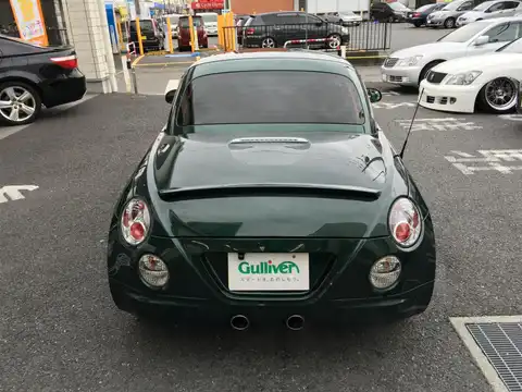 カタログ画像：コペン （COPEN） アルティメットエディションⅡ 2008年12月 ABA-L880K 660cc ＤＣ・ダークグリーンマイカ 燃費15.2km / l バック