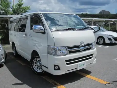 カタログ画像：レジアスエースバン （REGIUS ACE VAN） ＤＸ ＧＬパッケージ仕様車 2010年7月 LDF-KDH201K 3000cc ホワイト 燃費11.2km / l メイン（その他）