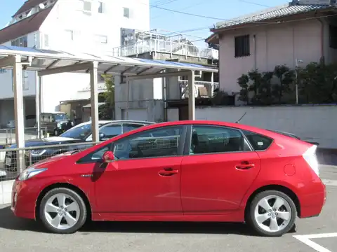 カタログ画像：プリウス （PRIUS） Ｇツーリングセレクション・レザーパッケージ 2009年5月 DAA-ZVW30 1800cc レッドマイカメタリック 燃費35.5km / l 外装