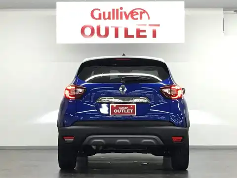 カタログ画像：キャプチャー （CAPTUR） Ｓエディション 2018年10月 ABA-2RH5F1 1200cc ブルー アイロン Ｍ+グリ プラティヌ Ｍ 燃費17.2km / l バック