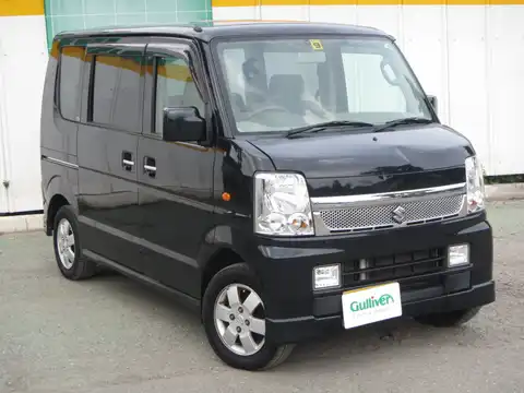 カタログ画像：エブリイワゴン （EVERY WAGON） ＰＺターボ 2007年7月 ABA-DA64W 660cc ブルーイッシュブラックパール３ 燃費15.0km / l メイン（その他）