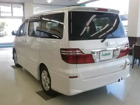 カタログ画像：アルファードＧ （ALPHARD G） ＡＳ 2007年6月 DBA-ANH15W 2400cc ホワイトパールクリスタルシャイン 燃費9.4km / l バック