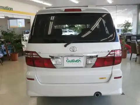 カタログ画像：アルファードＧ （ALPHARD G） ＡＳ 2007年6月 DBA-ANH10W 2400cc ホワイトパールクリスタルシャイン 燃費9.7km / l バック