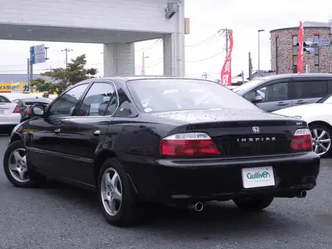 カタログ画像：インスパイア （INSPIRE） ２５Ｇ 1996年11月 E-UA2 2500cc スターライトブラック・パール 燃費10.2km / l バック