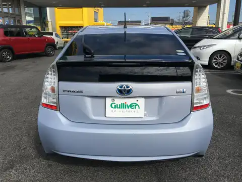 カタログ画像：プリウス （PRIUS） Ｓツーリングセレクション 2009年5月 DAA-ZVW30 1800cc シルバーメタリックorアイスバーグシルバーマイカメタリック 燃費35.5km / l バック