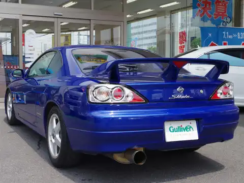 カタログ画像：シルビア （SILVIA） スペックＳ ｂパッケージ 1999年10月 GF-S15 2000cc ブリリアントブルー（ＴＰＭ） 燃費10.0km / l バック