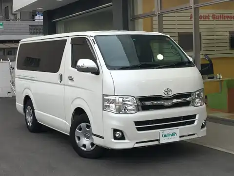 カタログ画像：レジアスエースバン （REGIUS ACE VAN） スーパーＧＬ 2010年7月 CBF-TRH200V 2000cc ホワイトパールクリスタルシャイン 燃費9.5km / l メイン（その他）