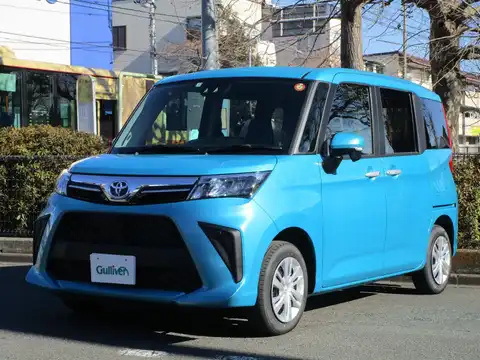 カタログ画像：ルーミー （ROOMY） Ｇ 2020年9月 5BA-M900A 1000cc ターコイズブルーマイカメタリック 燃費18.4km / l フロント