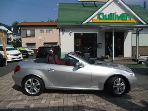 カタログ画像：ＳＬＫ （SLK） ＳＬＫ３５０ 2008年10月 DBA-171458 3500cc キューバナイトシルバー（Ｍ）orイリジウムシルバー（Ｍ） 燃費9.1km / l 外装