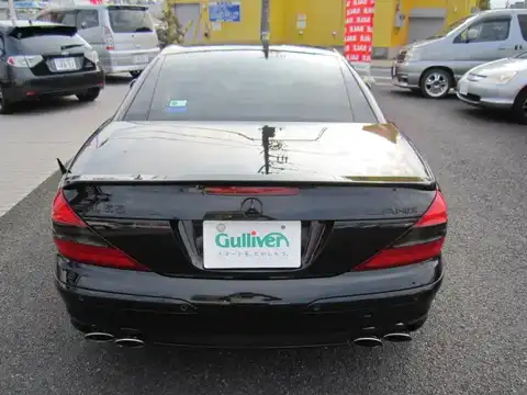 カタログ画像：ＳＬ （SL） ＳＬ５５ ＡＭＧ 2002年7月 GH-230474 5500cc オブシディアンブラック（Ｍ） 燃費6.3km / l バック