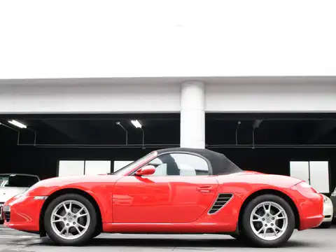 カタログ画像：ボクスター （BOXSTER） ボクスターＳ 2005年8月 GH-98726 3200cc ガーズレッド 燃費8.0km / l 外装