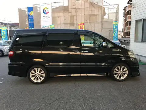 カタログ画像：アルファードＶ （ALPHARD V） ＭＳ 2005年4月 TA-MNH15W 3000cc ブラックマイカ 燃費8.6km / l 外装