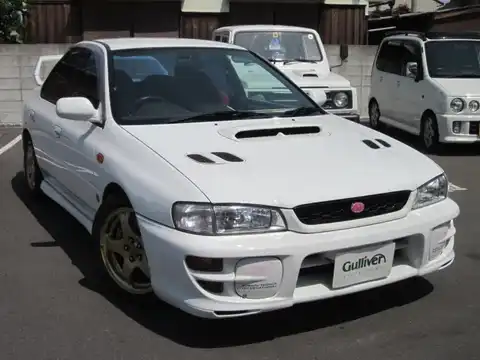 カタログ画像：インプレッサ （IMPREZA） ＷＲＸタイプＲ ＳＴｉバージョンⅥ 1999年9月 GF-GC8 2000cc ピュアホワイト 燃費10.0km / l メイン（その他）