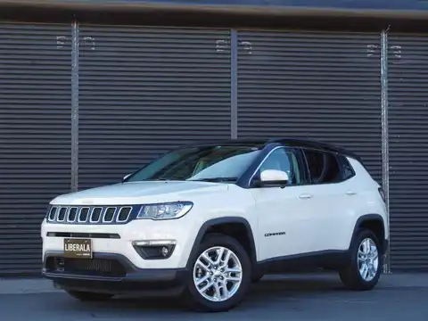 カタログ画像：ジープ・コンパス （JEEP COMPASS） ロンジチュード 2019年10月 ABA-M624 2400cc ヴォーカルホワイトパールコート 燃費11.9km / l フロント