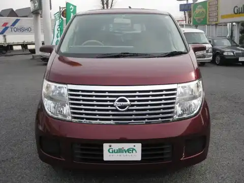 カタログ画像：エルグランド （ELGRAND） Ｖ 2006年12月 CBA-ME51 2500cc ボルドーレッド（Ｐ） 燃費8.9km / l フロント