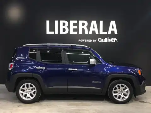 カタログ画像：ジープ・レネゲード （JEEP RENEGADE） リミテッド 2015年11月 ABA-BU14 1400cc ジェットセットブルーメタリック 燃費14.6km / l 外装