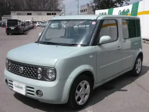 カタログ画像：キューブキュービック （CUBE CUBIC） １５Ｍ 2005年5月 DBA-YGZ11 1500cc アクアミント（Ｍ） 燃費17.8km / l 外装