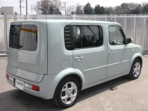 カタログ画像：キューブキュービック （CUBE CUBIC） １５Ｍ Ｖセレクション 2006年1月 DBA-YGZ11 1500cc アクアミント（Ｍ） 燃費17.8km / l バック