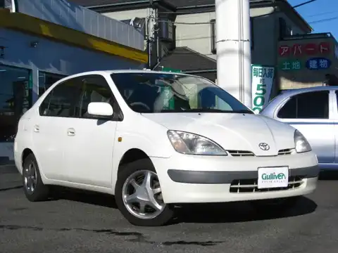 カタログ画像：プリウス （PRIUS） プリウス 1998年11月 HK-NHW10 1500cc スーパーホワイトII 燃費28.0km / l メイン（その他）