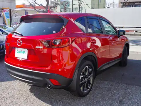 カタログ画像：ＣＸ－５ （CX-5） ＸＤ Ｌパッケージ 2015年1月 LDA-KE2AW 2200cc ソウルレッドプレミアムメタリック 燃費18.0km / l バック