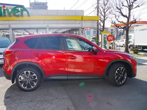 カタログ画像：ＣＸ－５ （CX-5） ＸＤ Ｌパッケージ 2015年1月 LDA-KE2AW 2200cc ソウルレッドプレミアムメタリック 燃費18.0km / l 外装