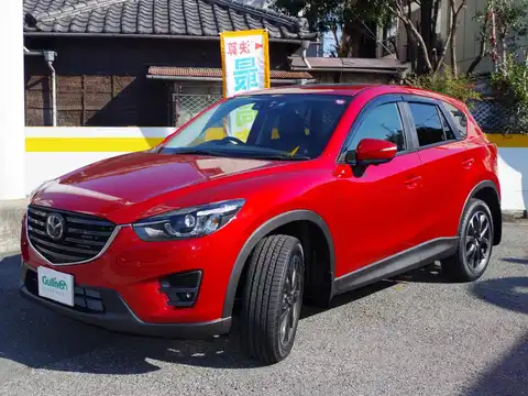 カタログ画像：ＣＸ－５ （CX-5） ＸＤ Ｌパッケージ 2015年1月 LDA-KE2AW 2200cc ソウルレッドプレミアムメタリック 燃費18.0km / l 外装