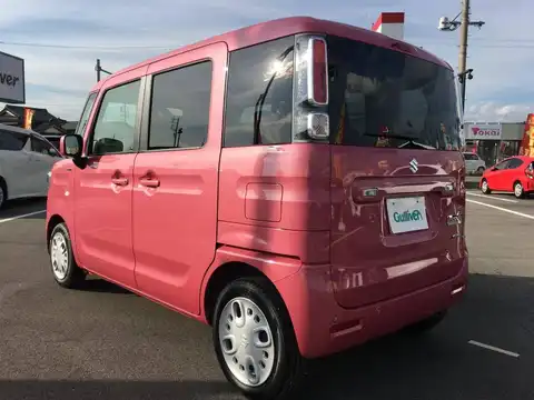 カタログ画像：スペーシア （SPACIA） ハイブリッドＧ 衝突被害軽減ブレーキ非装着車 2019年10月 DAA-MK53S 660cc チアフルピンクメタリック 燃費30.0km / l バック