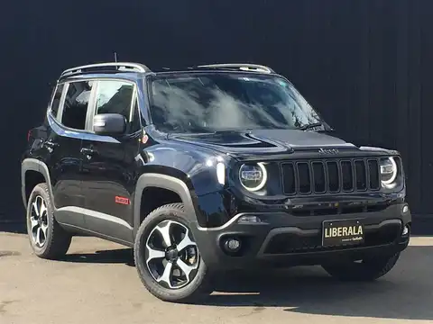 カタログ画像：ジープ・レネゲード （JEEP RENEGADE） トレイルホーク 2019年5月 3BA-BU13 1300cc ブラッククリアコート 燃費11.9km / l メイン（その他）