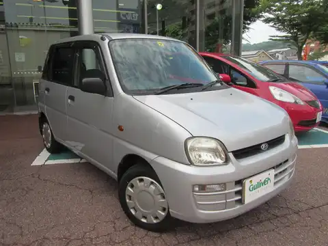 カタログ画像：プレオ （PLEO） Ｌ 2001年10月 TA-RA2 660cc プラチナシルバー・メタリック 燃費20.0km / l メイン