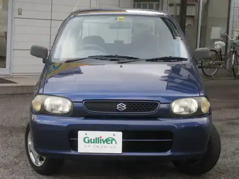 カタログ画像：アルト （ALTO） Ｌｃ 1999年10月 GF-HA12S 660cc サファイアブルーメタリック 燃費18.4km / l フロント