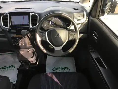 カタログ画像：ソリオバンディット （SOLIO BANDIT） ＤＪＥレーダーブレーキサポートⅡ装着車 2014年2月 DBA-MA15S 1200cc ブルーイッシュブラックパール３ 燃費21.6km / l 内装