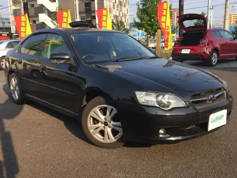 カタログ画像：レガシィＢ４ （LEGACY B4） ２．０ｉ 2003年6月 UA-BL5 2000cc オブシディアンブラック・パール 燃費14.0km / l メイン（その他）