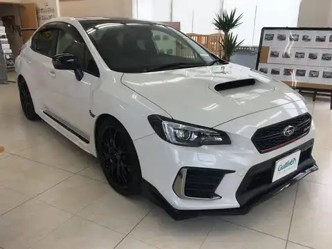 カタログ画像：ＷＲＸ ＳＴＩ （WRX STI） Ｓ２０８ ＮＢＲチャレンジパッケージ カーボンリヤウイング 2017年11月 CBA-VAB 2000cc クリスタルホワイト・パール メイン（その他）