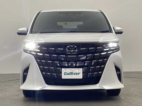 カタログ画像：アルファード （ALPHARD） Ｚ 2025年1月 3BA-AGH40W 2500cc プラチナホワイトパールマイカ 燃費10.6km / l フロント
