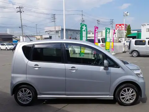 カタログ画像：ムーヴ （MOVE） カスタム Ｘ 2009年12月 DBA-L185S 660cc ブライトシルバーメタリック 燃費19.6km / l 外装