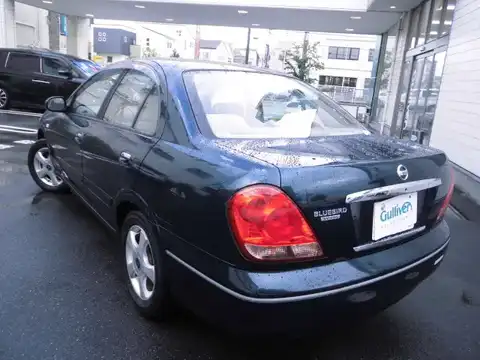 カタログ画像：ブルーバードシルフィ （BLUEBIRD SYLPHY） １５ｉ－Ｇ 2003年2月 UA-FG10 1500cc ディープターコイズ（Ｐ） 燃費16.0km / l バック