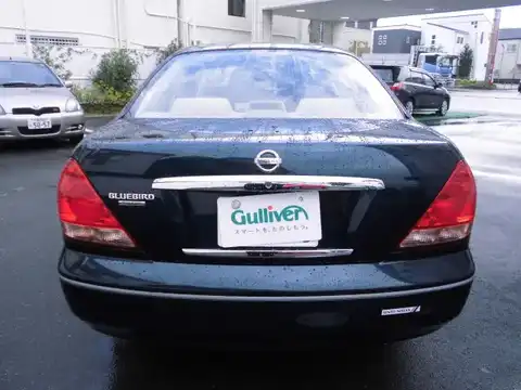 カタログ画像：ブルーバードシルフィ （BLUEBIRD SYLPHY） １５ｉ－Ｇ 2003年2月 UA-FG10 1500cc ディープターコイズ（Ｐ） 燃費17.6km / l バック