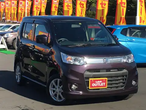 カタログ画像：ワゴンＲスティングレー （WAGON R STINGRAY） Ｘ 2014年4月 DBA-MH34S 660cc ミステリアスバイオレットパール 燃費28.4km / l メイン（その他）